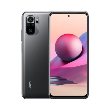 Xiaomi Redmi note 10s (Jak Nowy) 6/64, Szary + 2 Etui i Ładowarka 33W