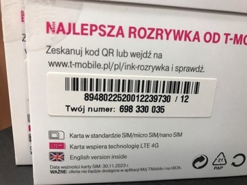 Złoty numer 698 330 035