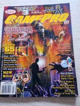 Gamepro February 1998 miesięcznik gamingowy 