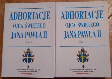 Adhortacje Ojca Świętego Jana Pawła II komplet Tom I i II