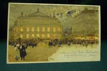 Francja Paryż Opera Litho przed 1905 r