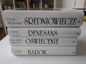 Wielka historia literatury polskiej 4 tomy