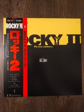 Bill Conti Rocky II Soundtrack LP Japan OBI NM-