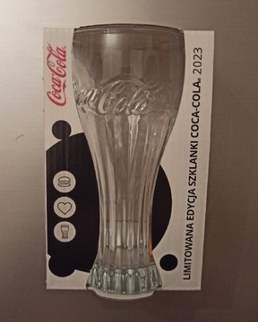 Szklanka Coca-Cola 2023 transparentna