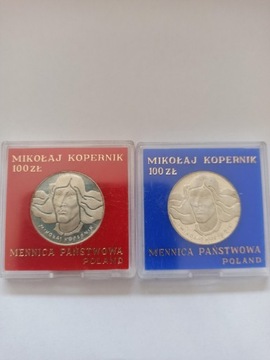 100 zł Mikołaj Kopernik 2szt. 1973 i 74