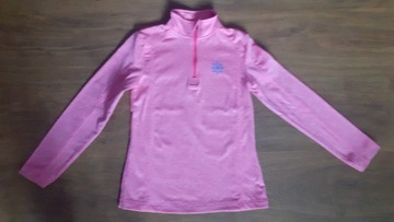 Bluza termiczna, sweterek różowy dziecięcy 122/128