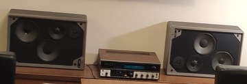 Zestaw amplituner + głośniki HI-END '70+ gramofon