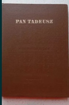 Pan Tadeusz Twarda okładka