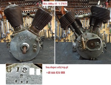 BSA 1000 V - TWIN i części różne BSA M20 , M21