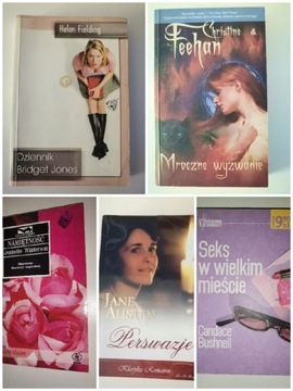 Zestaw książek romanse literatura w spódnicy