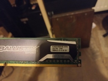 BallistiX 8GB (2x4GB) DDR3 1600MHz