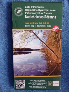 Nadleśnictwo Rożanna mapa 