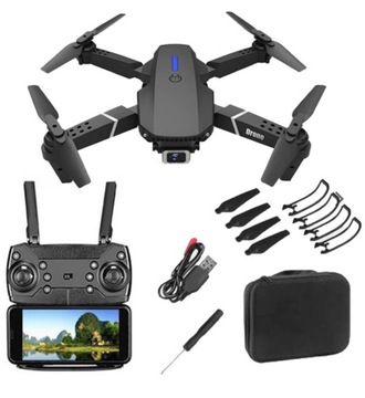 Dron FPV Zdalnie Sterowany Aplikacja Wifi Walizka Duży Zestaw 4K PRO LED