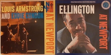 2LP LOUIS ARMSTRONG / DUKE ELLINGTON At Newport EX