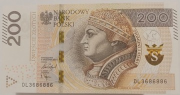 200 ZŁ ZYGMUNT I STARY SERIA DL 2021 r. UNC