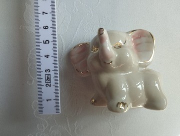figurka porcelanowa słonik 