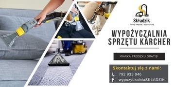 Wypożyczalnia odkurzaczy piorących Karcher 