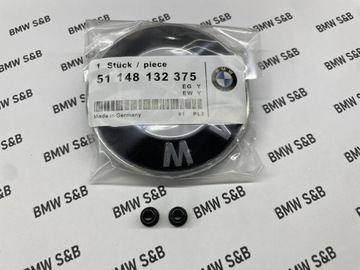 BMW EMBLEMAT LOGO 82 MM MASKA I KLAPA + gratis