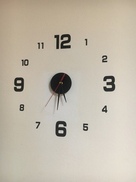 Zegar na ściane - cyfry