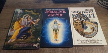 Zestaw trzy książki Śri Śrimad A.C. Bhaktivedanta