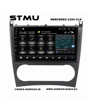 Radio android 9.1" MERCEDES 05-09 W203 W209