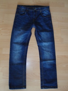 Spodnie 5-10-15 jeansowe 152 cm