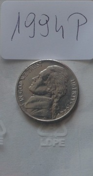 USA 5 CENTÓW (FIVE CENTS) 1994 P