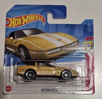 Hot Wheels 84 Corvette  gold złoty
