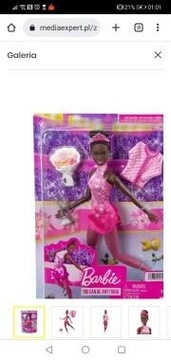 Lalka Barbie Mattel łyżwiarka nowa