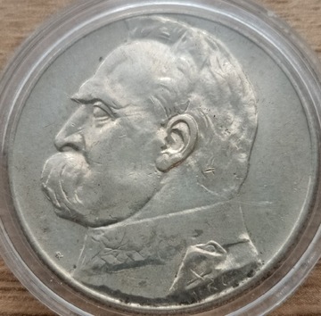  5 zł1935r. Józef Piłsudski Ag w kapslu