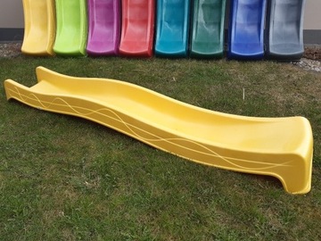 Ślizg żółty zjeżdżalnia ślizgawka KBT 2,5 metra 3m