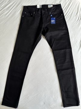 Nowe spodnie G-Star RAW 3D Super Slim black- 33/32
