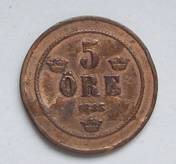 5 ore 1883 Szwecja