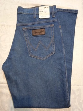 WRANGLER Texas Straight Nowe spodnie jeansy 36/32