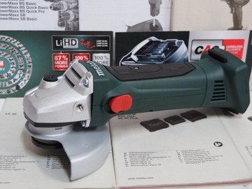 METABO W 125 LTX szlifierka kątowa 18v bez aku 