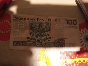 Banknot 100złotych kolekcjonerski