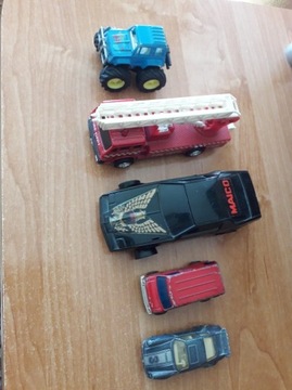 Samochodziki zabawki różne 5 sztuk
