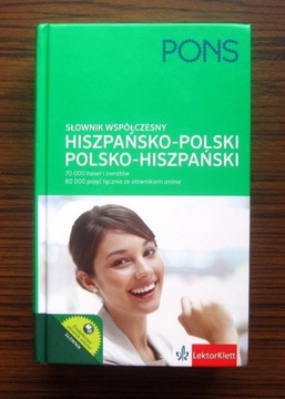 Słownik hiszpańsko-polski polski-hiszpański PONS