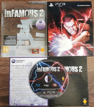 Infamous 2 Special Edition na PS3. Komplet. 