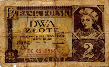 Bank Polski 2 zł z 1936 r.