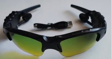 Słuchawki Bezprzewodowe  w okularach przeciwsłonecznych 