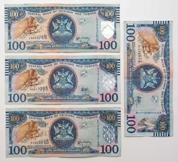 Banknot 100 dolarów Trynidad i Tobago 2006
