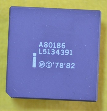 INTEL A80186 RETRO PROCESOR 80186 8MHz