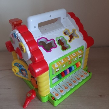 Domek sorter pianinko zabawka dla dzieci