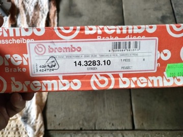 Bębny hamulcowe  citroen/peugeot 14.3283.10 brembo