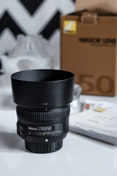 Nikon Nikkor 50mm G f/1.8 - stan idealny 
