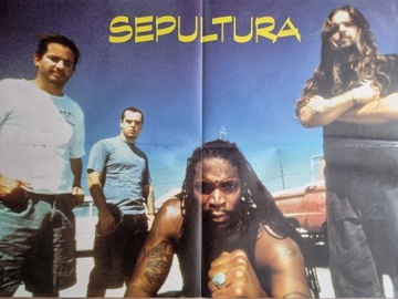 Plakat SEPULTURA z 1998 r. - Format A2 - NOWY!