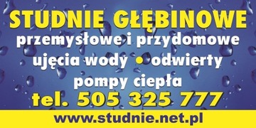 Studnie głębinowe odwierty wiercenie studni woda