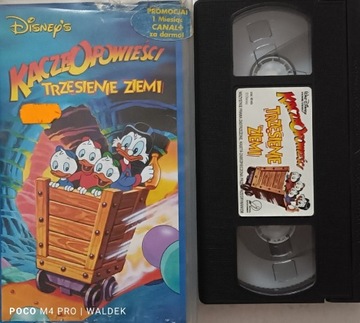 Kacze Opowieści trzęsienie ziemi Disney Vhs