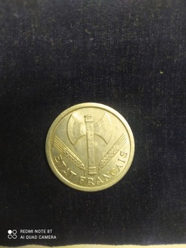 Moneta, Francja, Bazor, 2 Francs, 1943, Paris